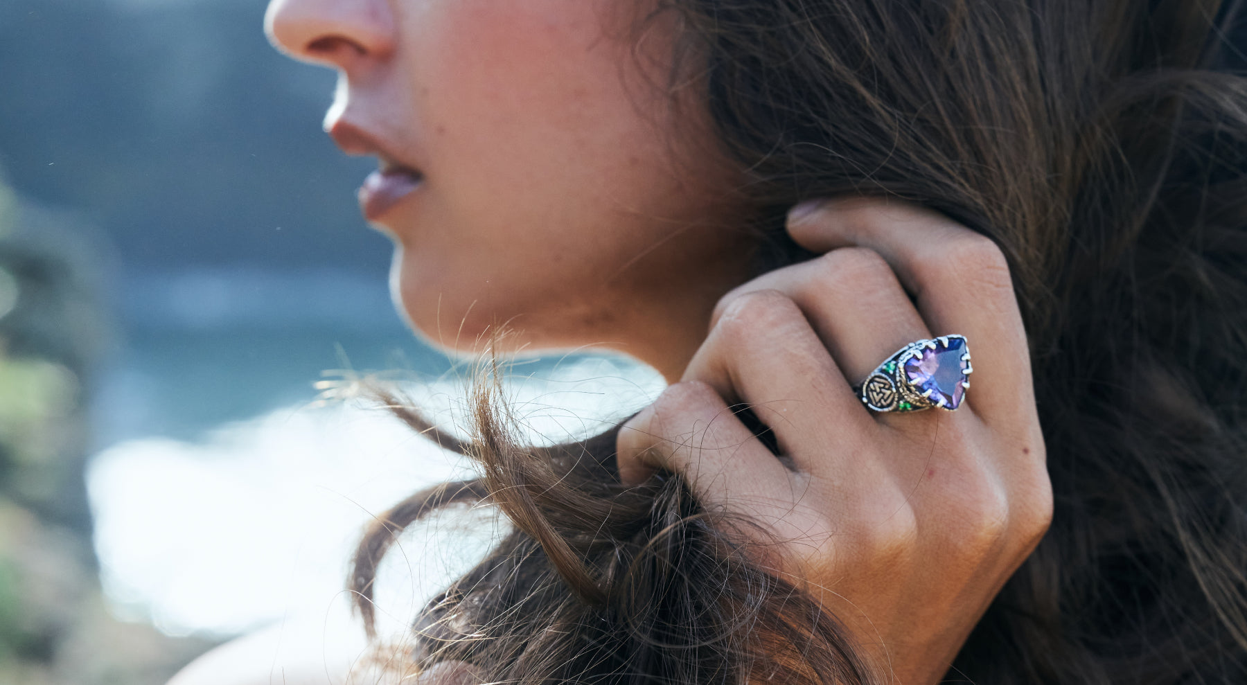 Amethyst energy jewelry