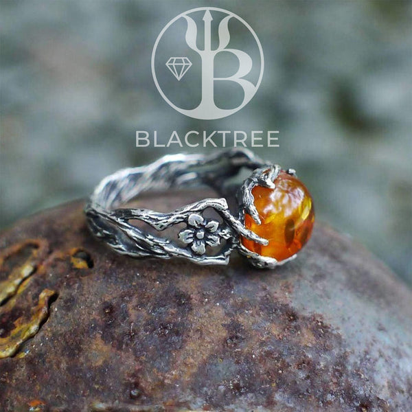 Black amber deals ring