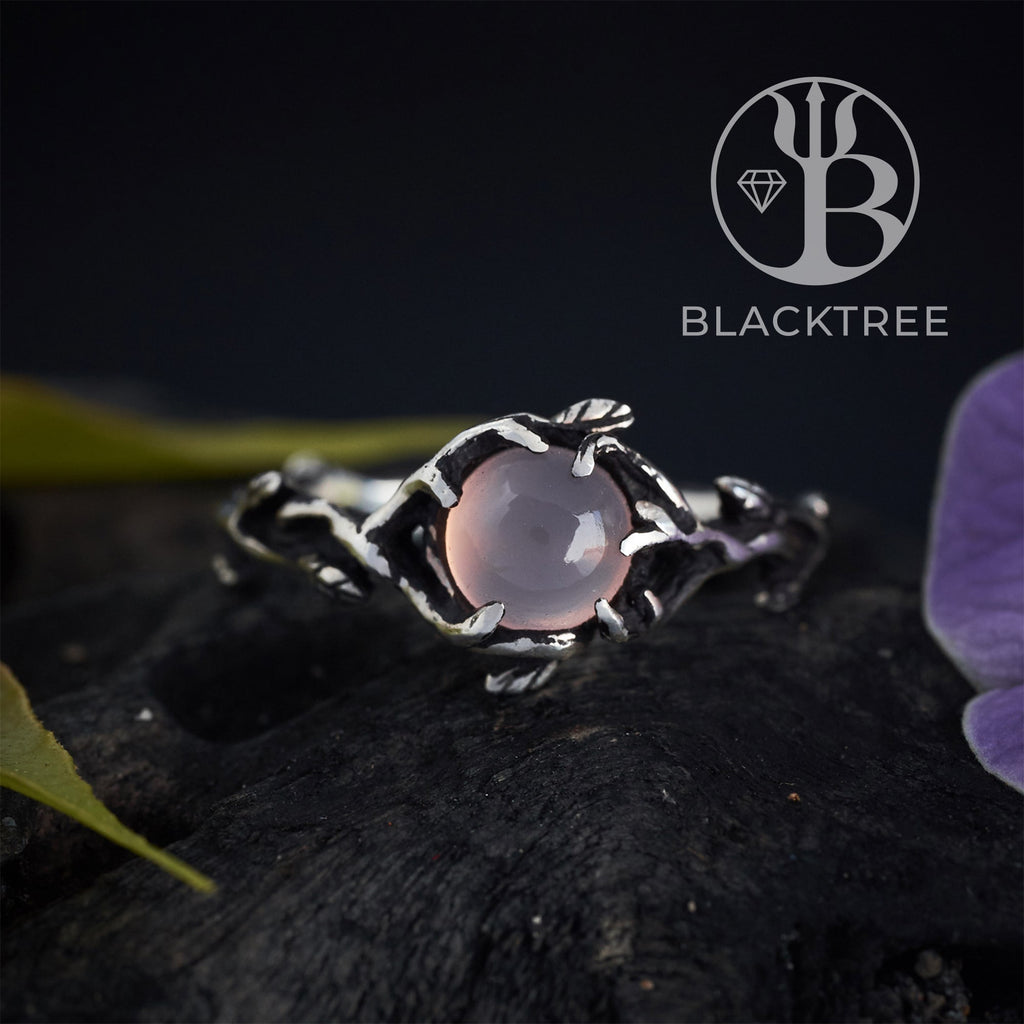 Rose Quartz Ring "April"