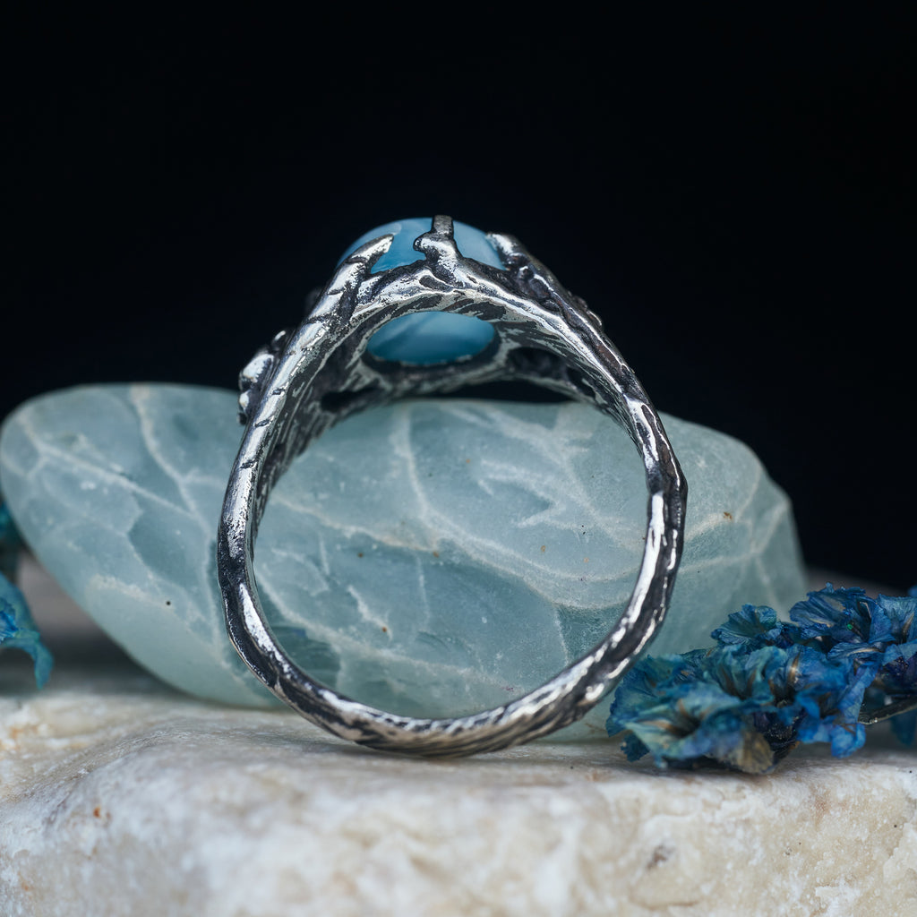 Larimar ring "Leda" BlackTreeLab