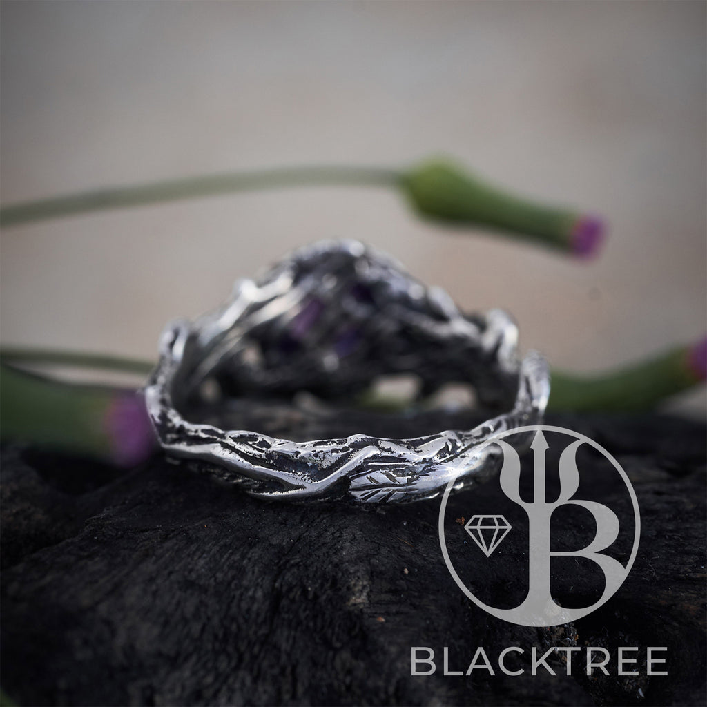 Amethyst ring "Isla"