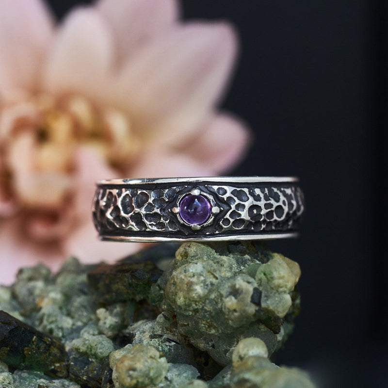 Ring for women with amethyst "Lilian"