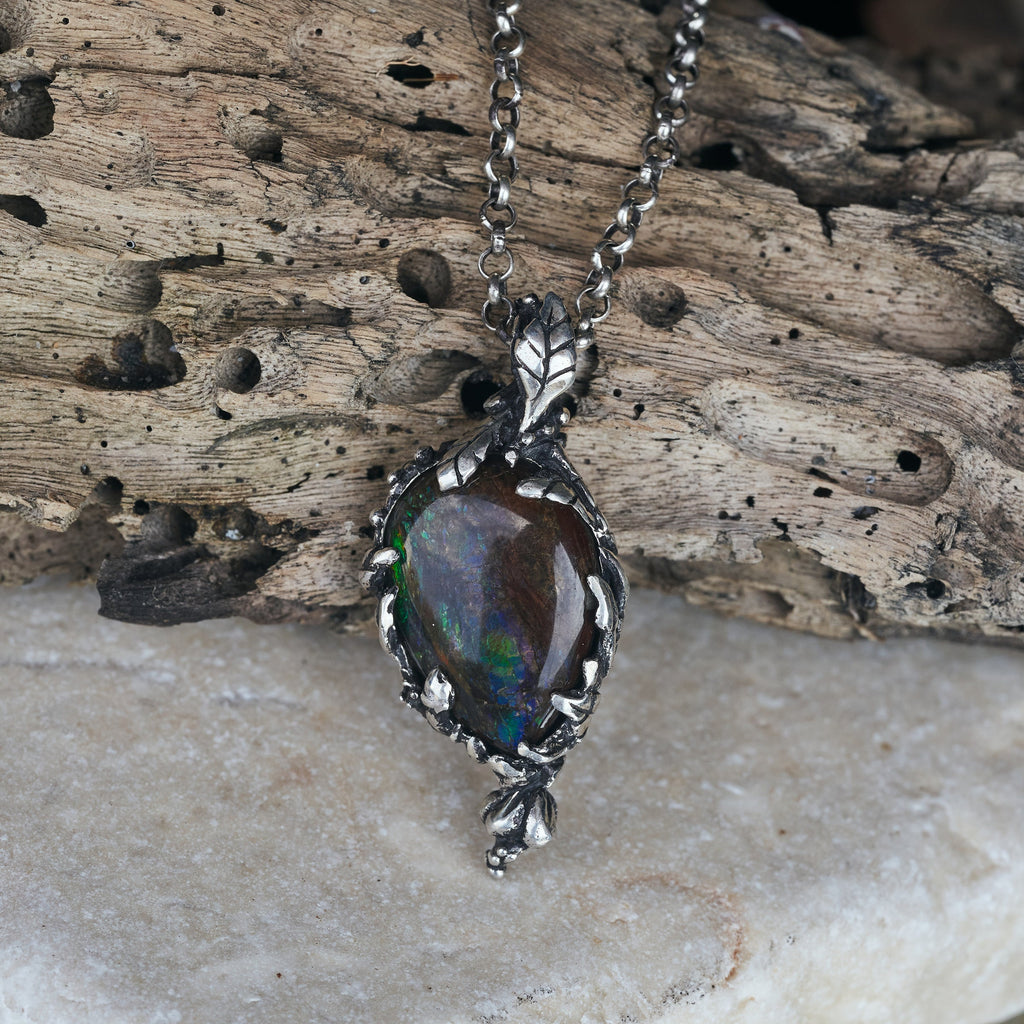 Ammolite pendant "Juno" by BlackTreeLab