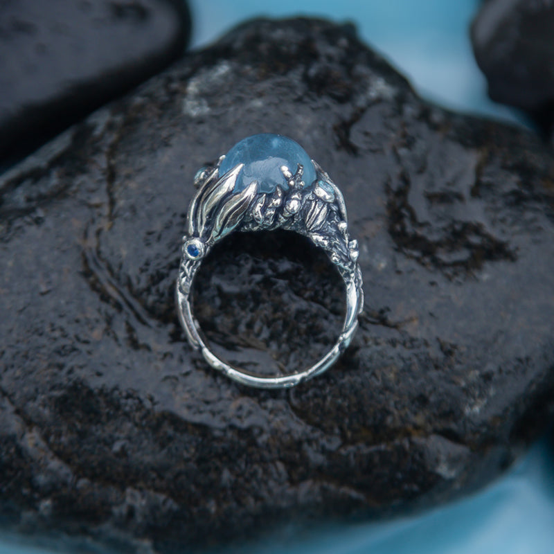 Aquamarine Ring "Breeze"