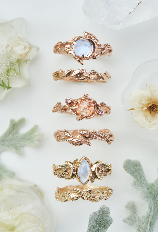 Moonstone Rings