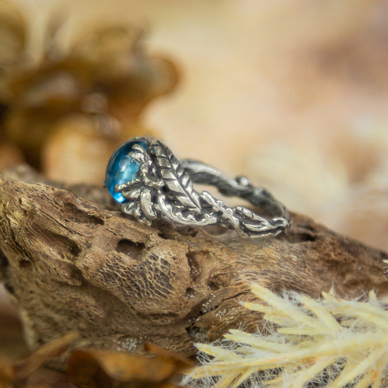 Blue Topaz Ring "MAR"