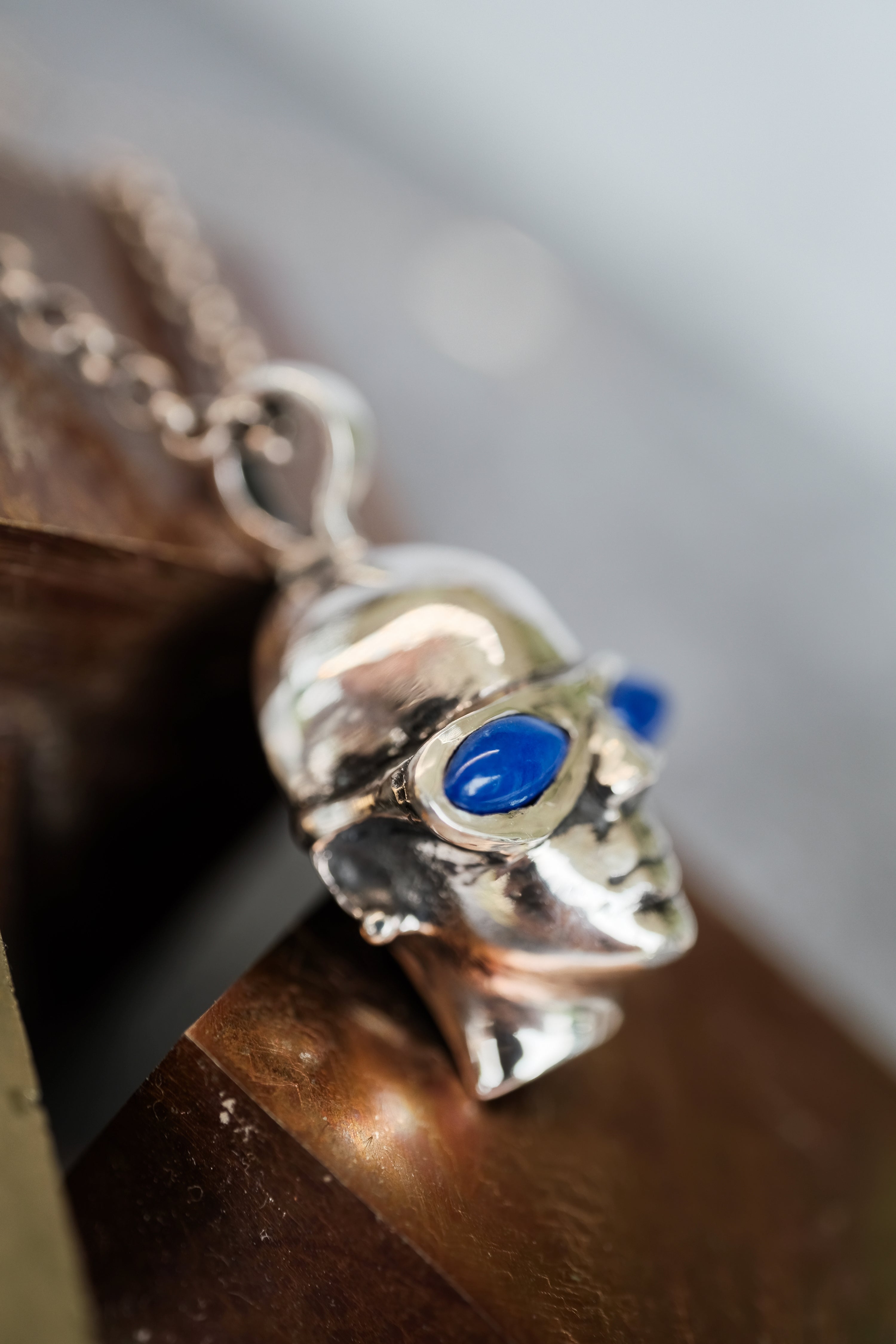 Lapis Lazuli Eye Necklace 