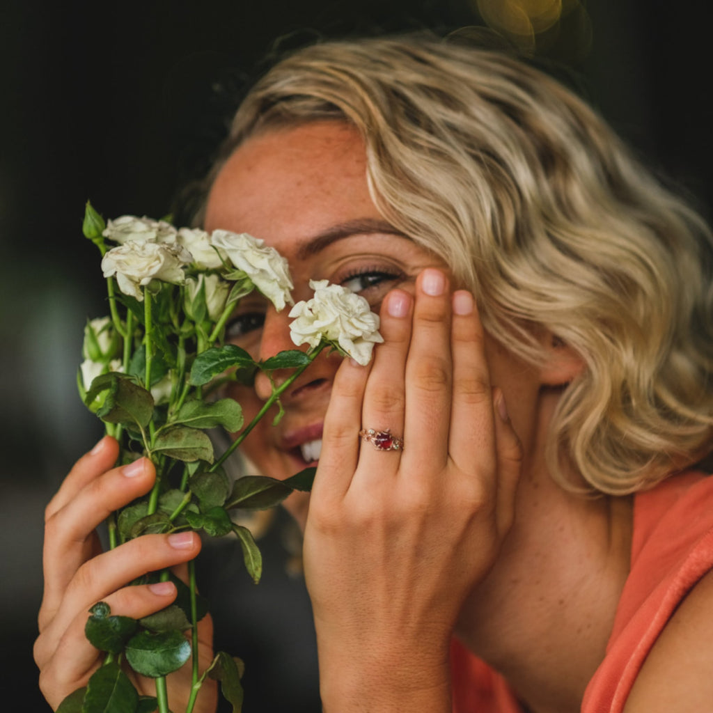Rose Gold Engagement Ring "Glory"