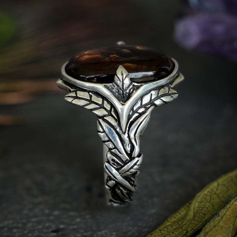 Statement Flower ring "Lore"