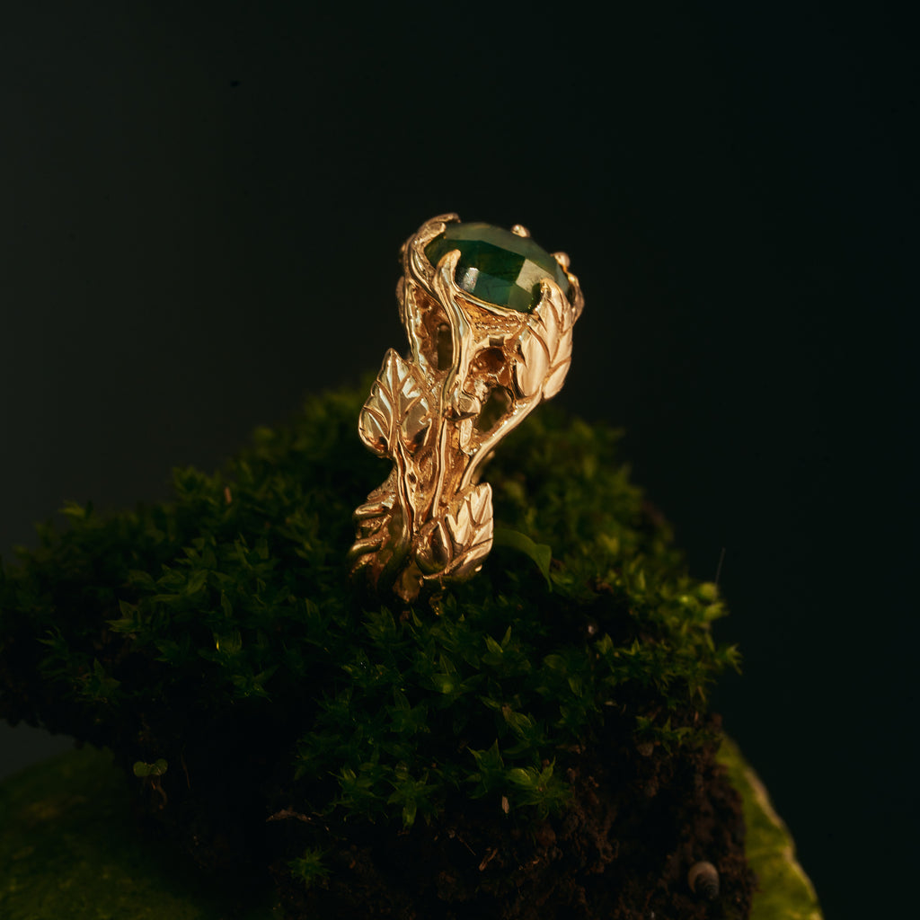 Solid Gold Engagement Solid Gold Ring "Sierra"