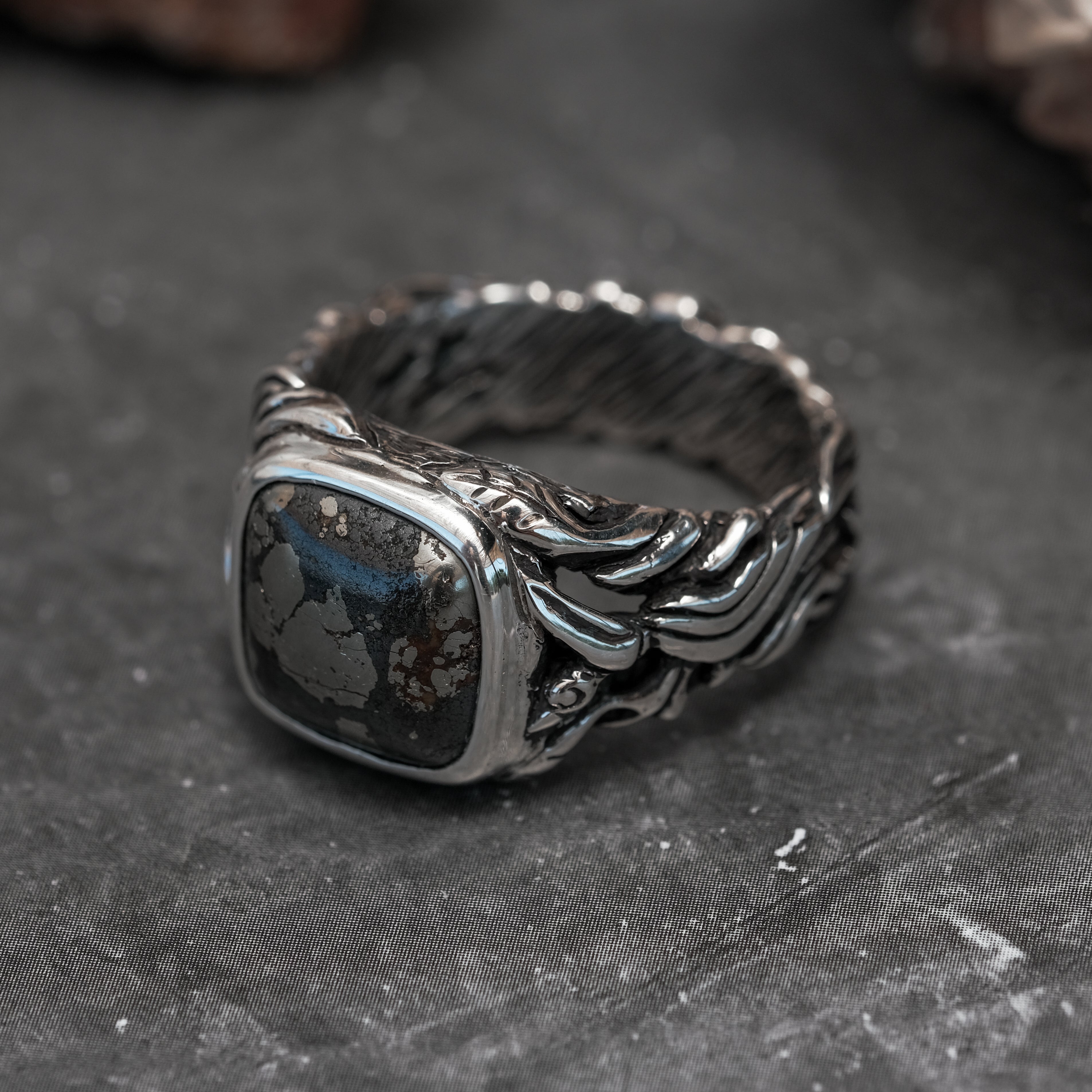 Apache Pyrite Ring 