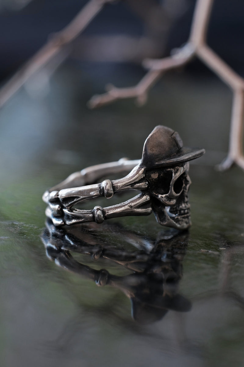 Skull Ring Silver Bro