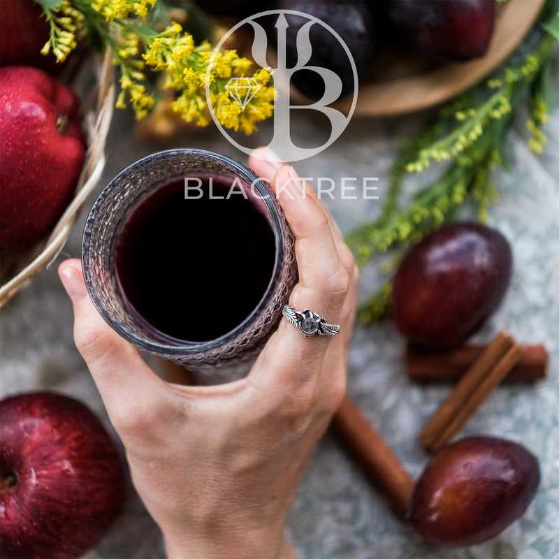 Moss Agate  Ring "Linda" on hand