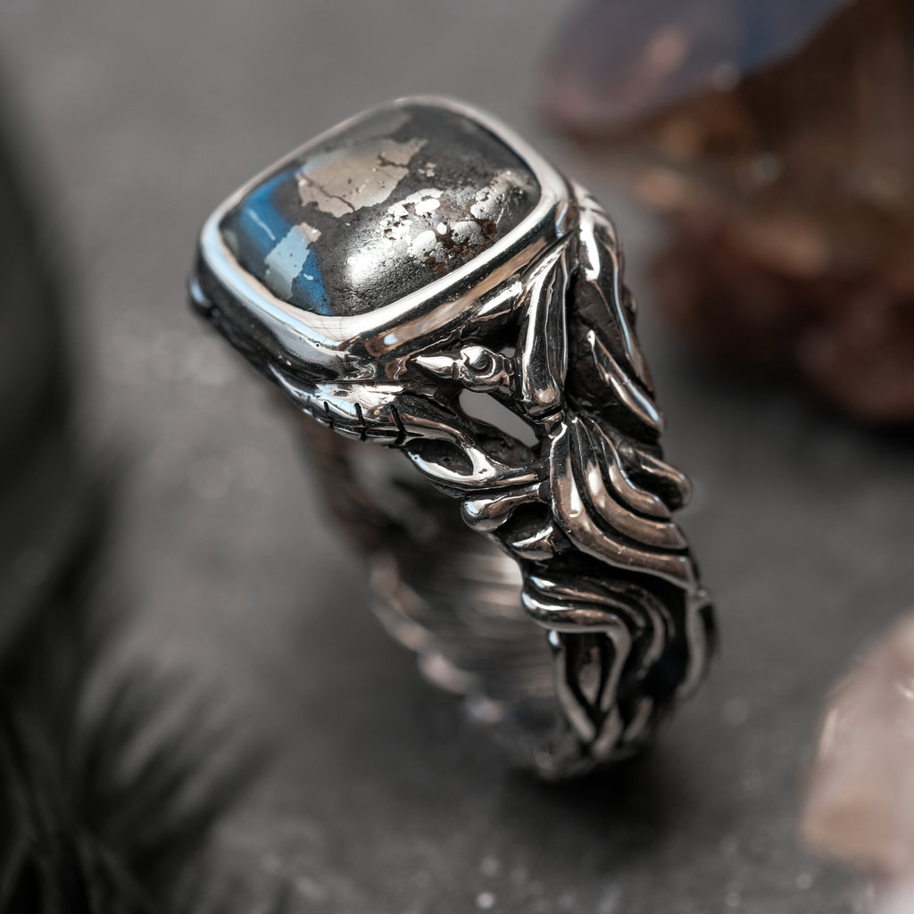 Apache Pyrite Ring