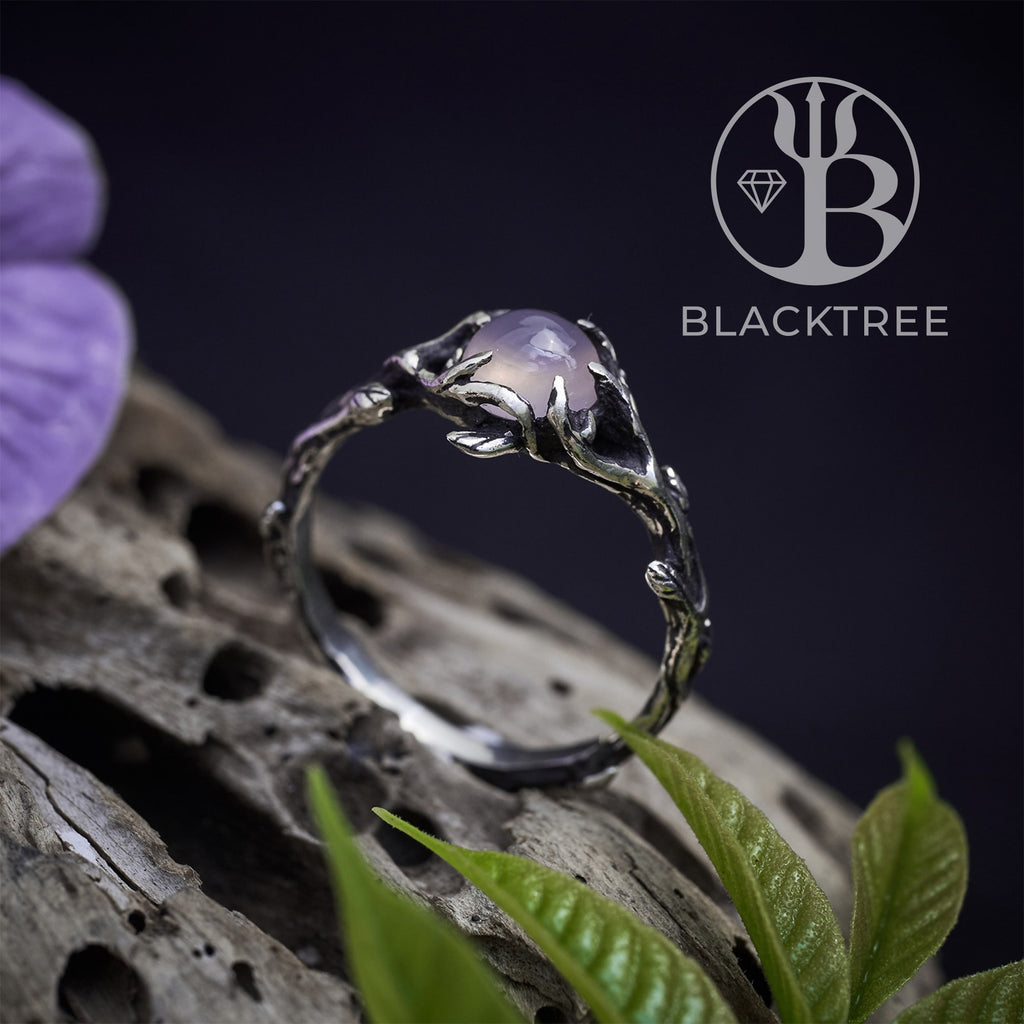 Rose Quartz Ring "April"