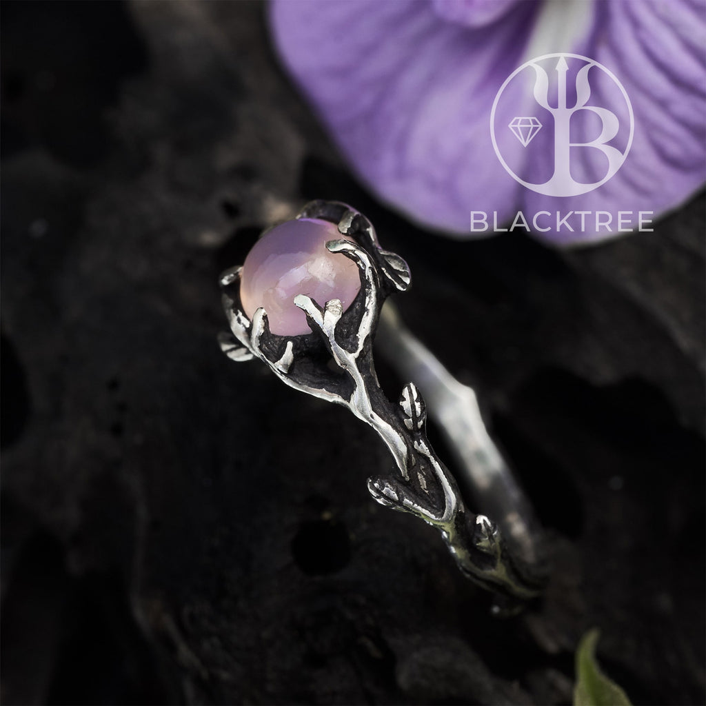 Rose Quartz Ring "April"