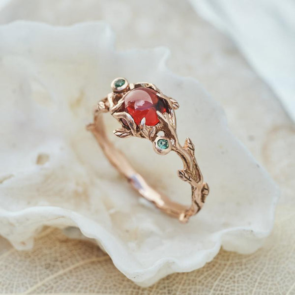Rose Gold Engagement Ring "Glory"
