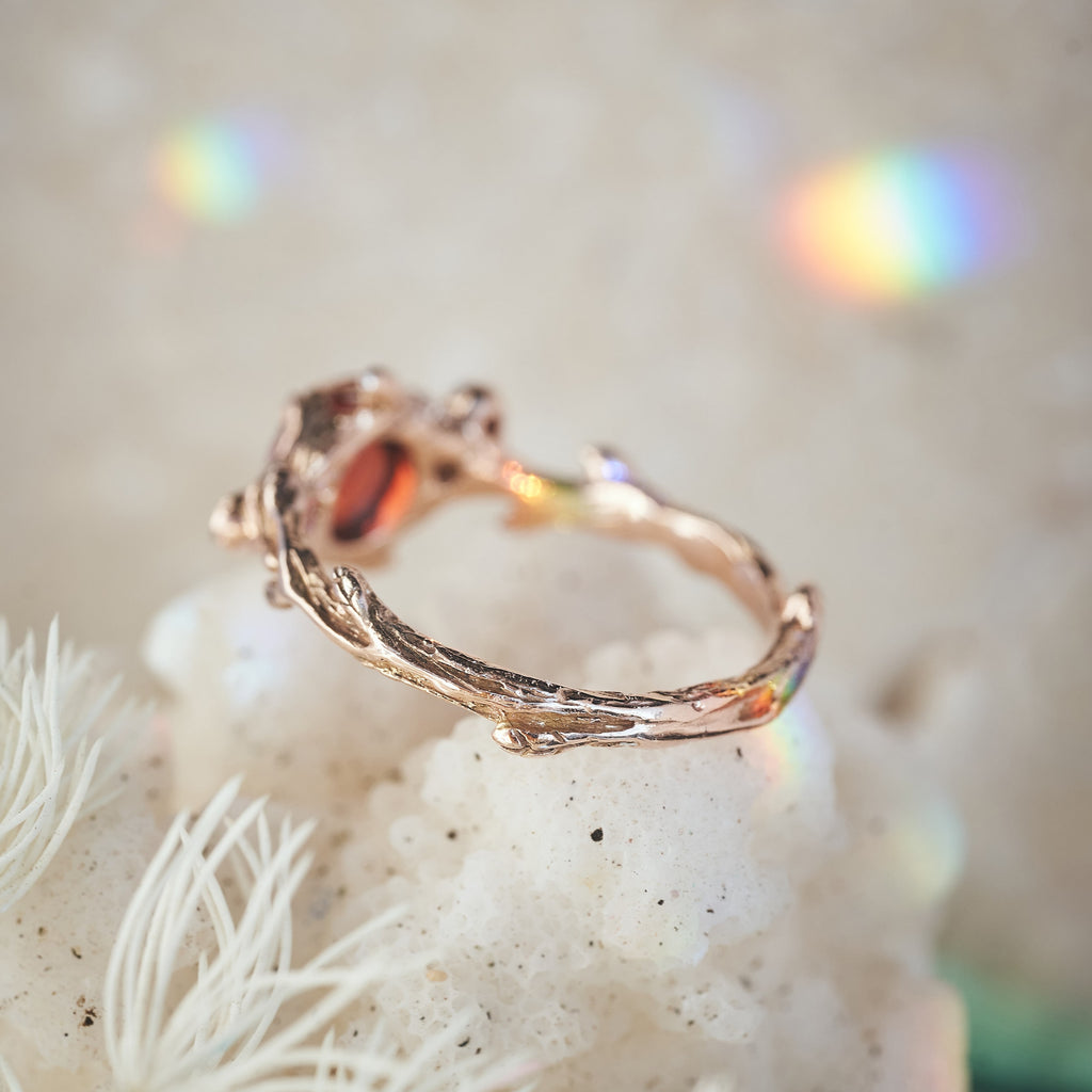 Rose Gold Engagement Ring "Glory"