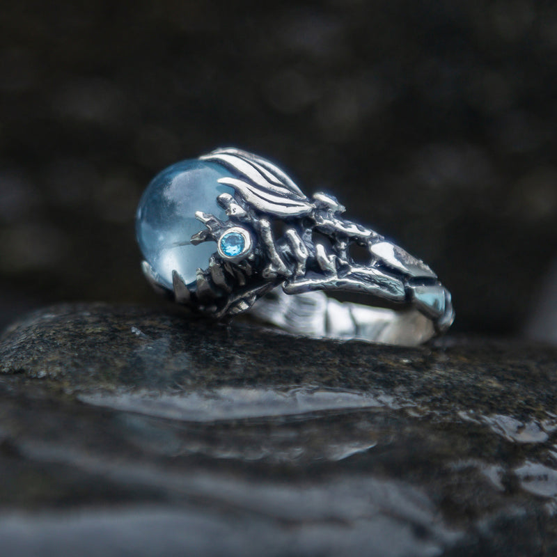 Aquamarine Ring "Breeze"