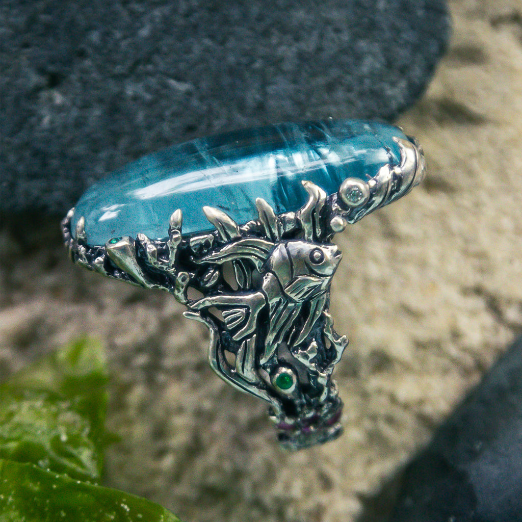 Aquamarine ring Oceania