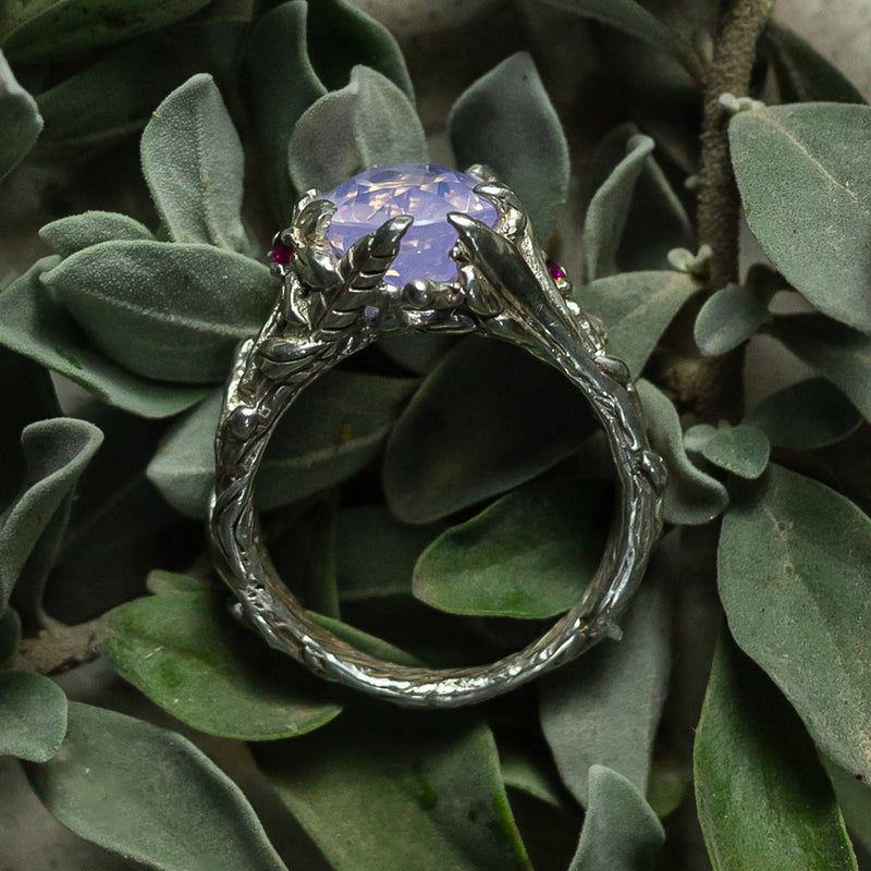 Sterling Silver Lavender Quartz Ring