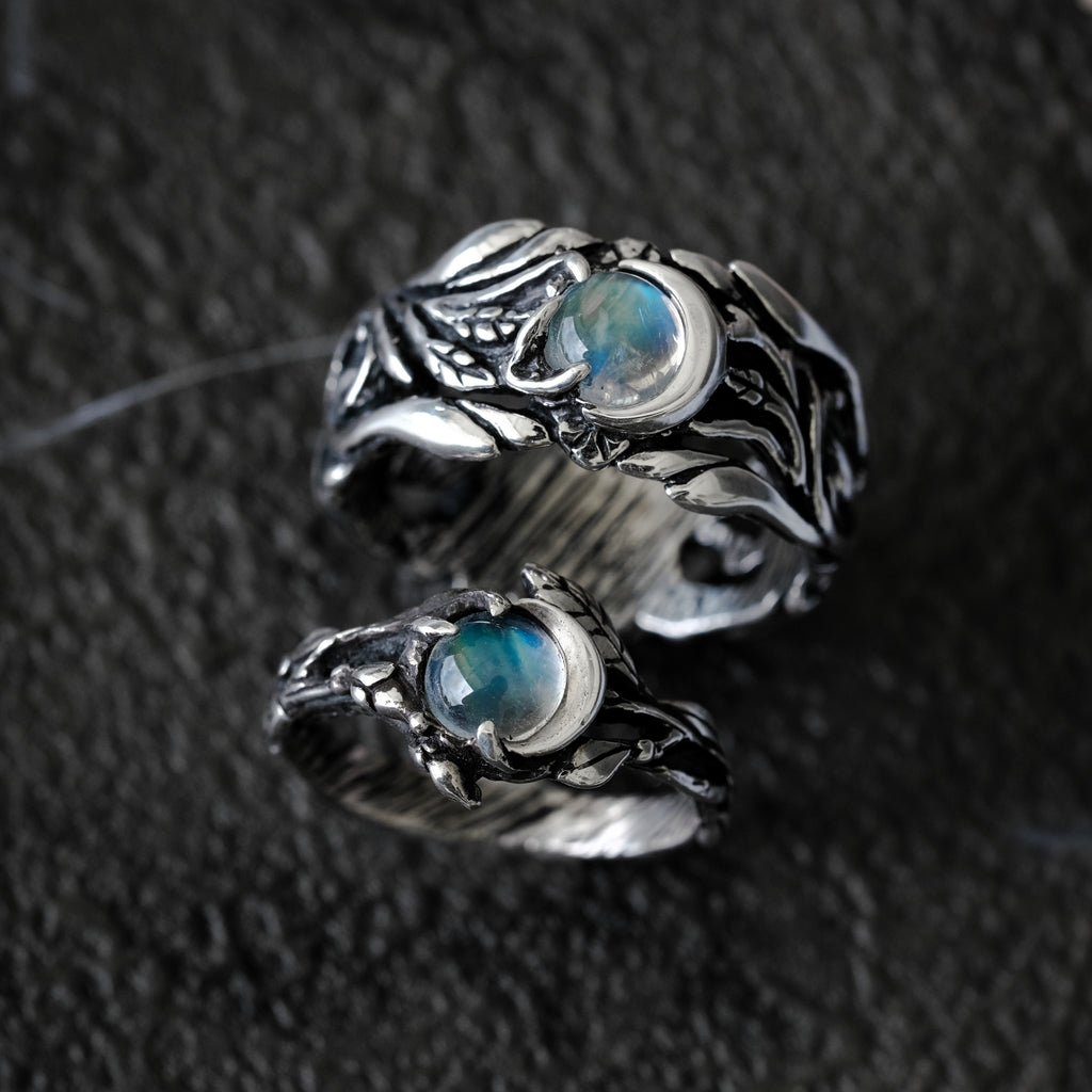 wedding ring set Luna