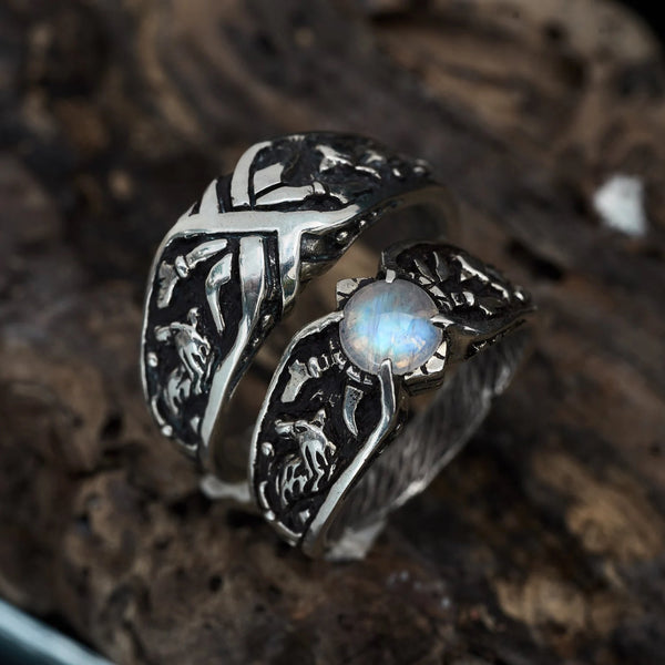 Wedding Ring Set "Wolves"