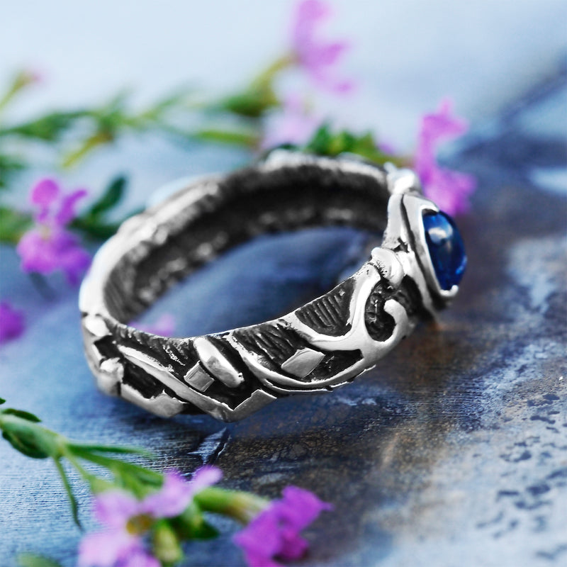 Kyanite Engagement Ring "Alaya"