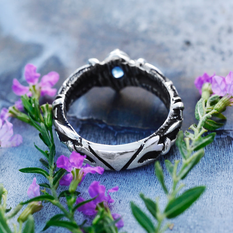 Kaynar Rings Kyanite Silver Ring