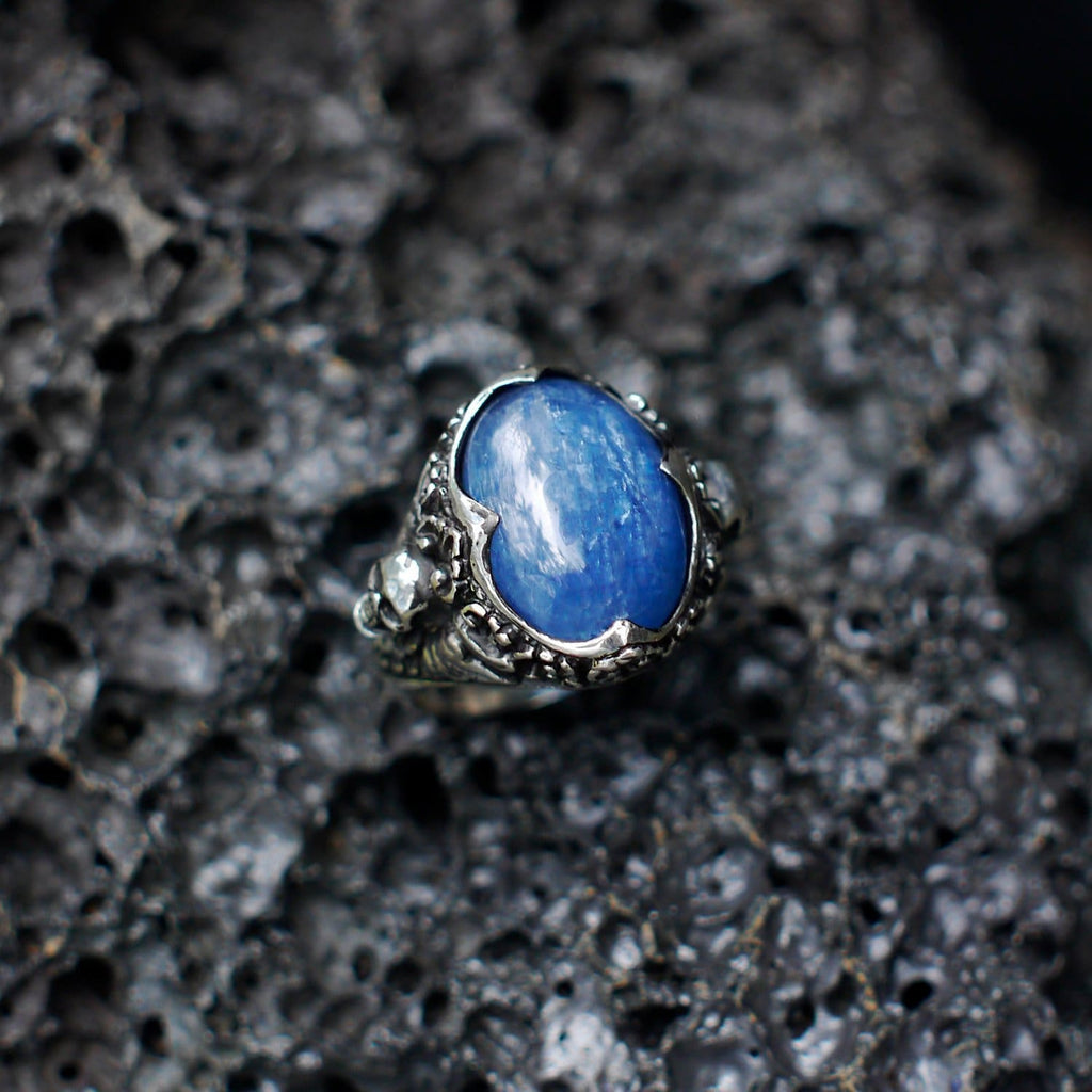 Sterling Silver Kyanite Ring "Elysium" - blacktreelab