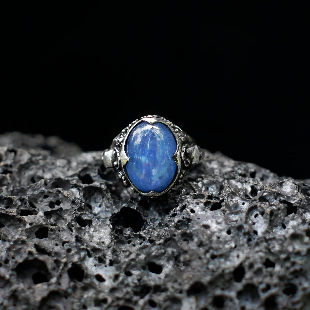 Sterling Silver Kyanite Ring "Elysium" - blacktreelab