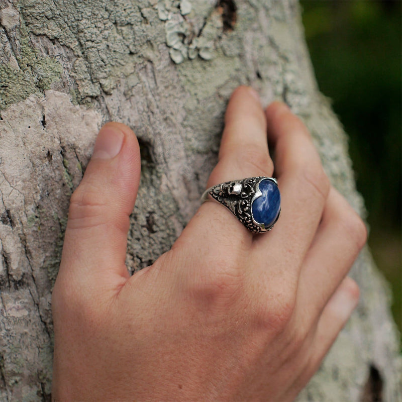 Sterling Silver Kyanite Ring "Elysium" - blacktreelab