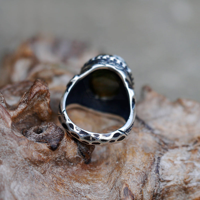 Sterling Silver Labradorite ring "Tibet" - blacktreelab