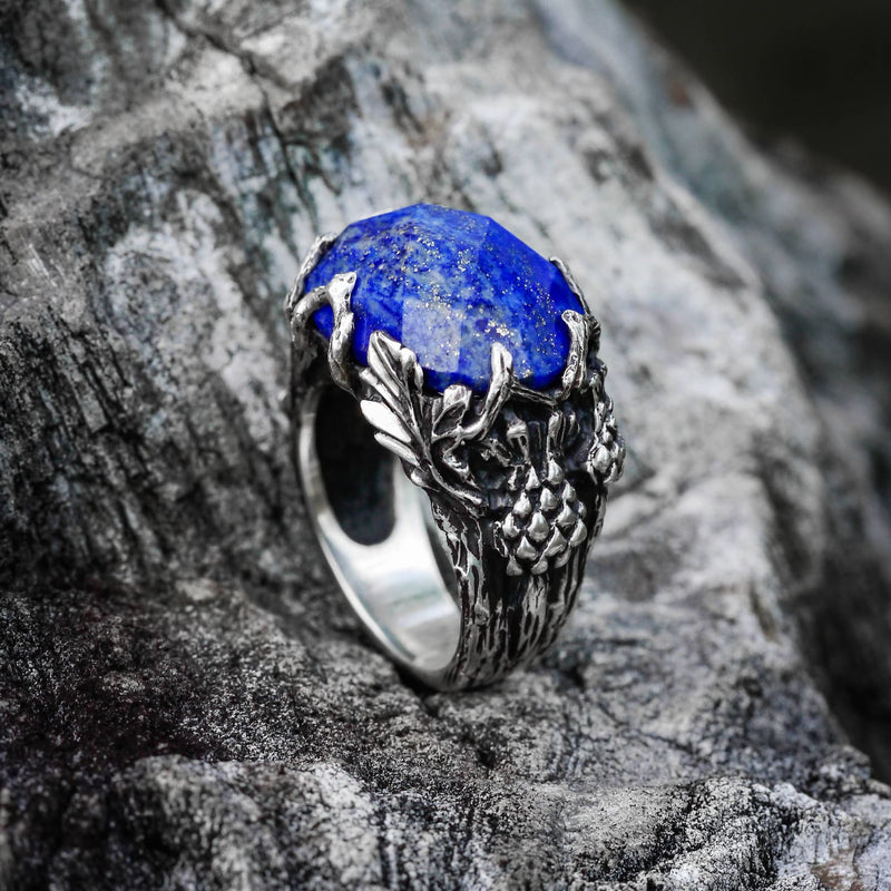 Sterling Silver Lapis Lazuli Ring 