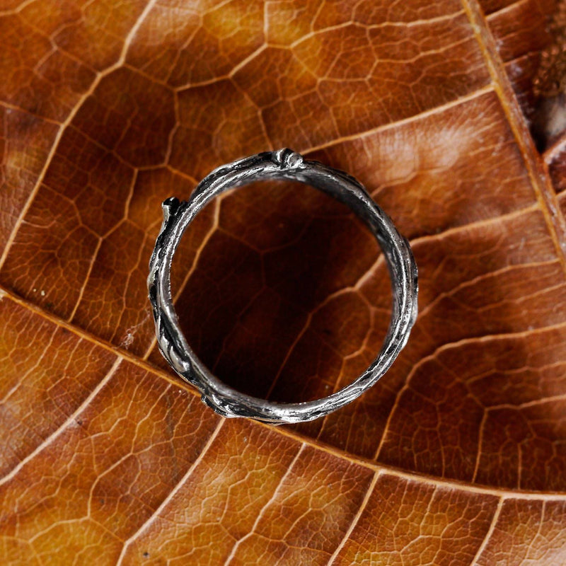 Sterling Silver men's band "Mio"