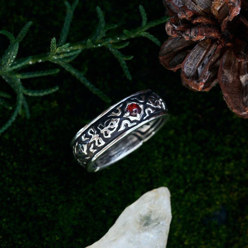 Ruby Couples Ring Set Dusk