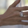 Moonstone engagement ring set Ariel