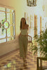 Products Pure Silk Corset Crop Top in Off-White