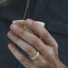 Gold Men's Wedding Ring "Amadeo"