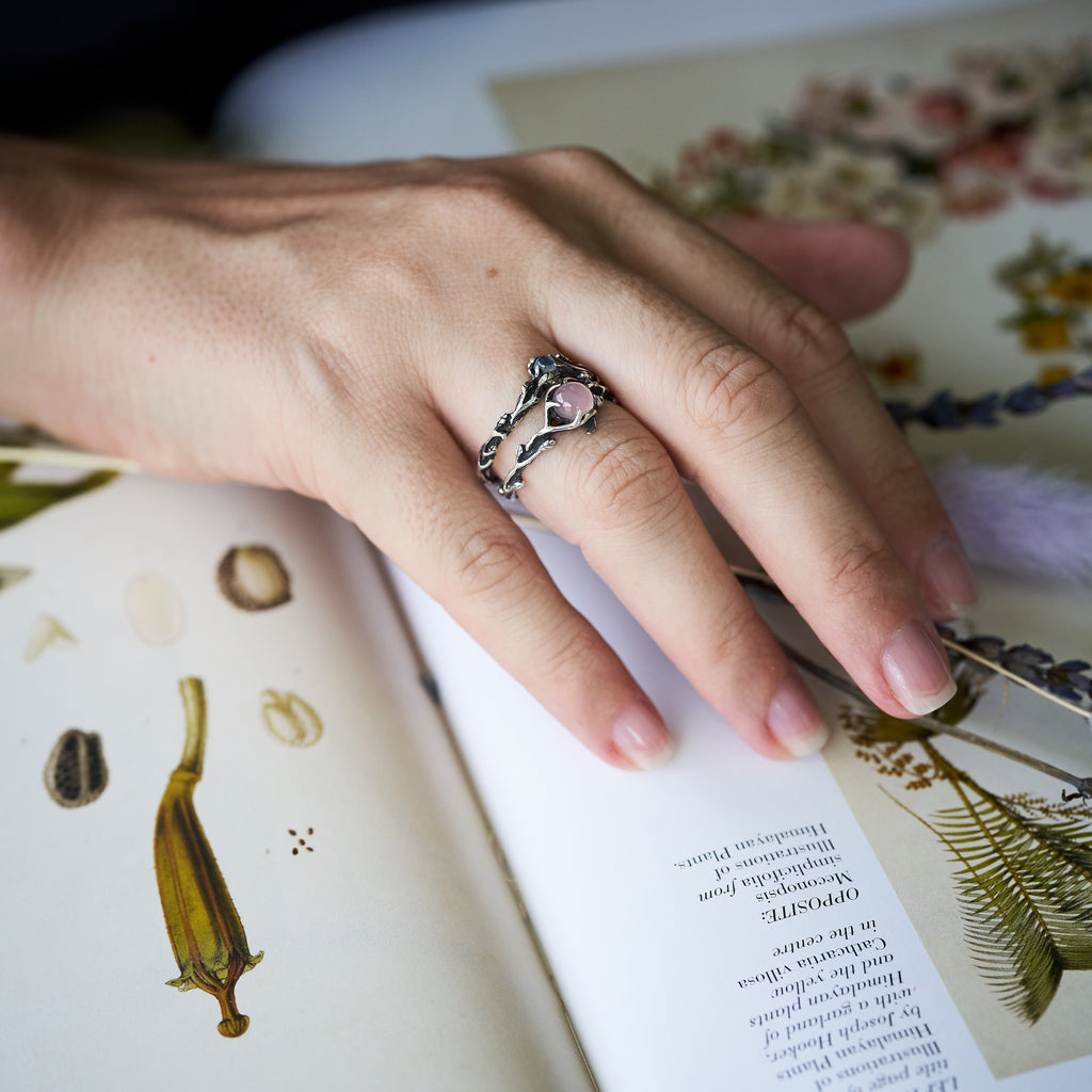 Engagement rings set "April"