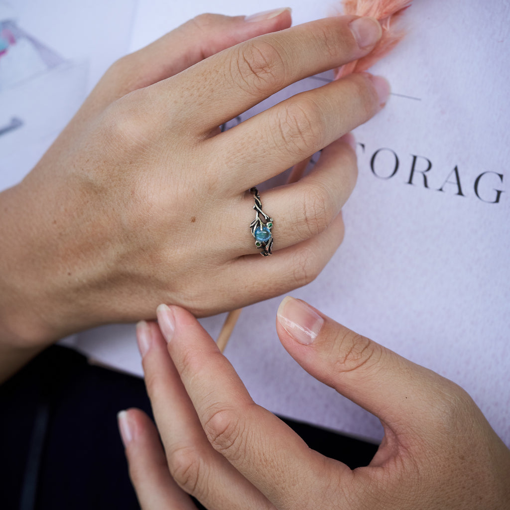 Blue Topaz Ring "Laguna"