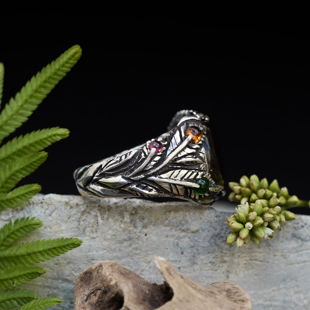 Ammolite Ring "Phoenix"