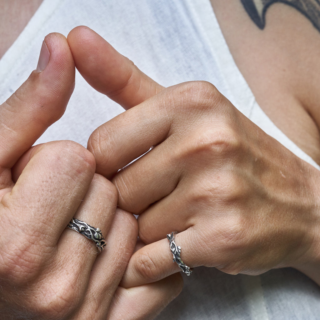 Couple ring set "Mio"