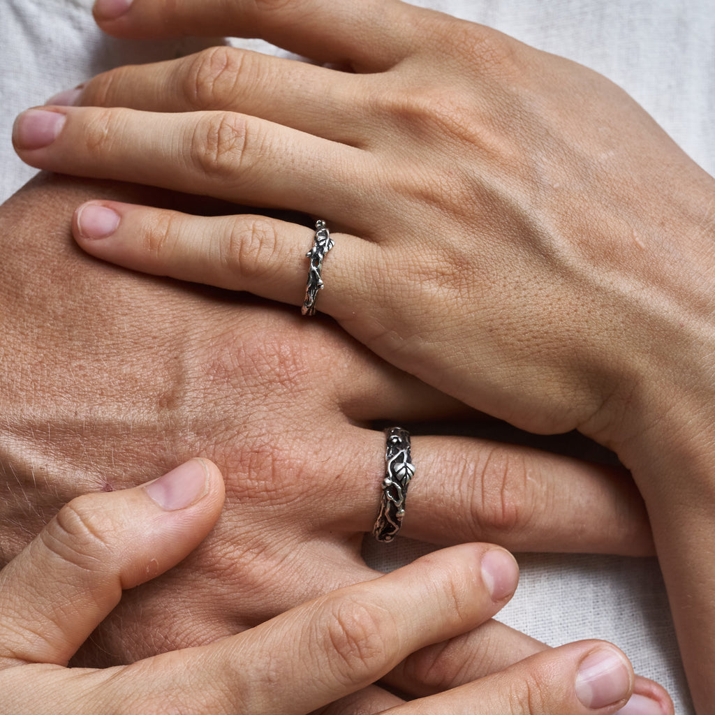 Couple rings set "Mio"