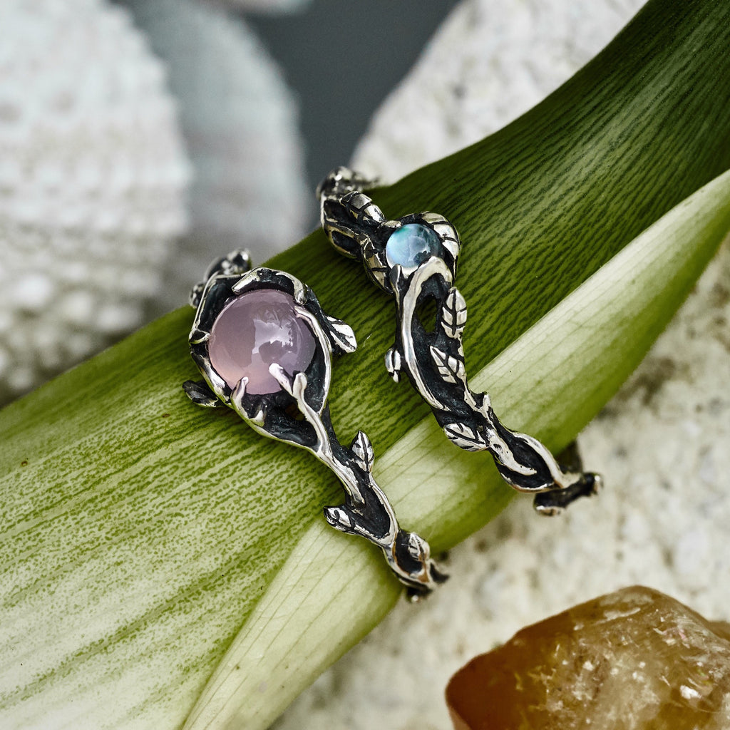 Engagement rings set "April"