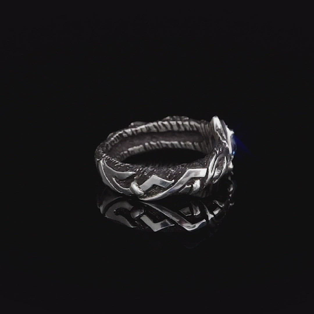 Kyanite Silver Ring 