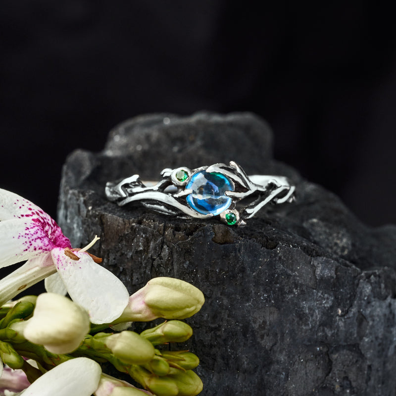 Blue Topaz Ring "Laguna"