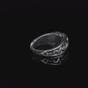 Female Moonstone Ring from Wedding Ring Set "Wolves"