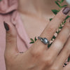 Moonstone Engagement ring "Alma"