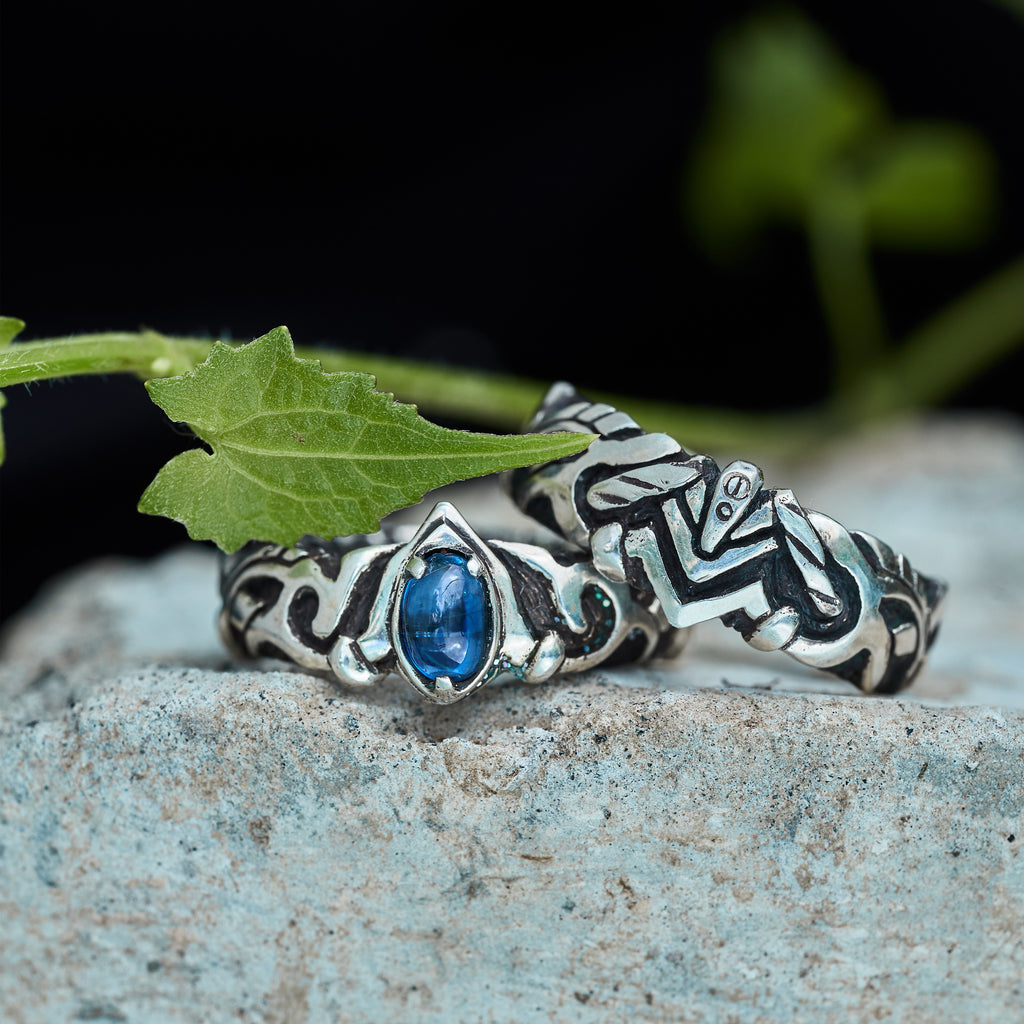 Couple rings set "Alaya"